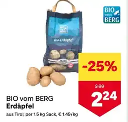 MPreis BIO vom BERG Erdäpfel Angebot