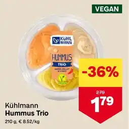 MPreis Kühlmann Hummus Trio Angebot