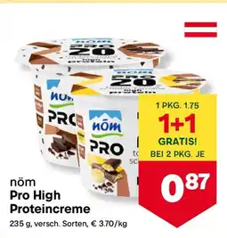 MPreis Nöm pro high proteincreme Angebot