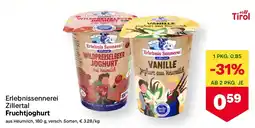 MPreis Erlebnissennerei Zillertal Fruchtjoghurt Angebot