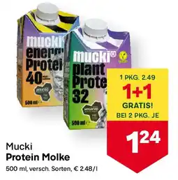 MPreis Mucki Protein Molke Angebot
