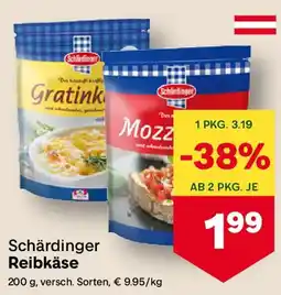 MPreis Schärdinger Reibkäse Angebot