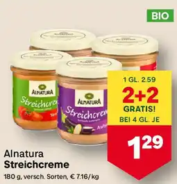 MPreis Alnatura Streichcreme Angebot