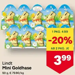 MPreis Lindt Mini Goldhase Angebot