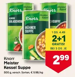 MPreis Knorr Meister Kessel Suppe Angebot