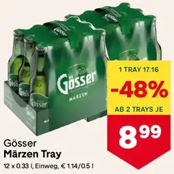 MPreis Gösser Märzen Tray Angebot