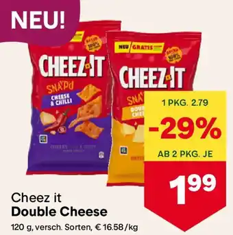 MPreis Cheez it Double Cheese Angebot