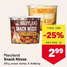 MPreis Maryland Snack Nüsse Angebot
