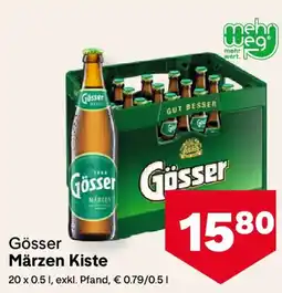 MPreis Gösser Märzen Kiste Angebot