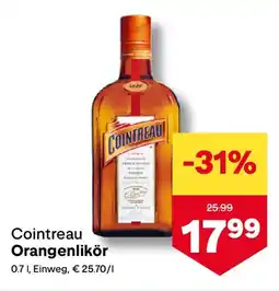 MPreis Cointreau Orangenlikör Angebot
