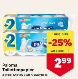 MPreis Paloma Toilettenpapier Angebot