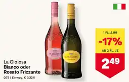 MPreis La Gioiosa Bianco oder Rosato Frizzante Angebot