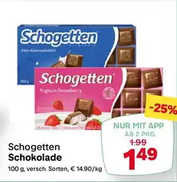 MPreis Schogetten Schokolade Angebot