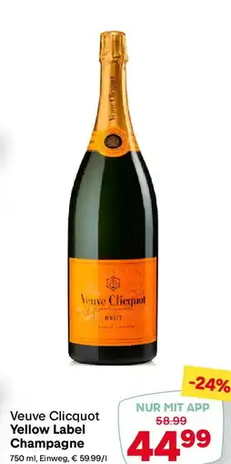 MPreis Veuve Clicquot Yellow Label Champagne Angebot