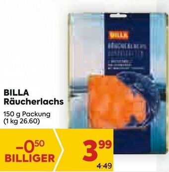 Billa Billa Raucherlachs Angebot