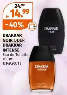 Müller Drakkar noir oder drakkar intense Eau de Toilette Angebot