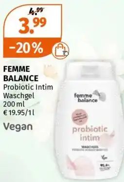 Müller FEMME BALANCE Probiotic Intim Waschgel Angebot