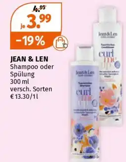 Müller JEAN & LEN Shampoo oder Spülung Angebot