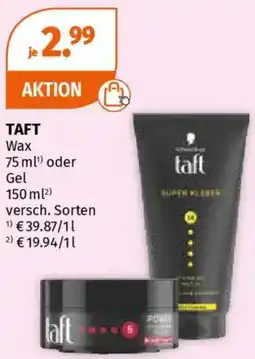 Müller TAFT Wax oder Gel Angebot