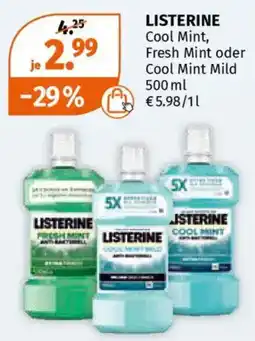 Müller LISTERINE Cool Mint, Fresh Mint oder Cool Mint Mild Angebot