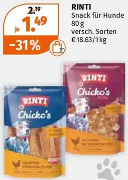Müller RINTI Snack für Hunde Angebot