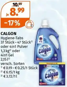 Müller CALGON Hygiene-Tabs oder 4in1 Pulver oder 4in1 Gel Angebot