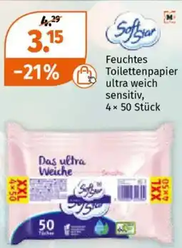 Müller Feuchtes Toilettenpapier ultra weich sensitiv Angebot