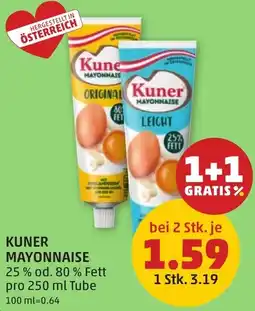 PENNY Kuner mayonnaise Angebot