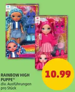 PENNY Rainbow high puppe Angebot
