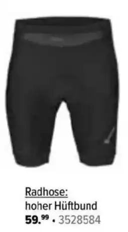 Hervis NEUE HERREN KOLLEKTION Radhose: hoher Hüftbund Angebot