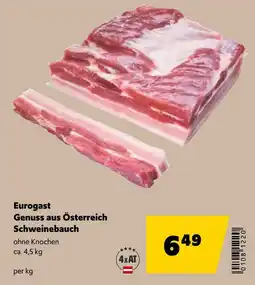 Eurogast Grissemann Eurogast Genuss aus Österreich Schweinebauch Angebot