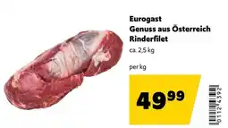 Eurogast Grissemann Eurogast Genuss aus Österreich Rinderfilet Angebot