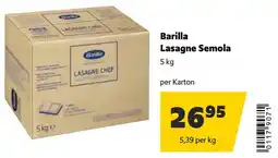 Eurogast Grissemann Barilla Lasagne Semola Angebot