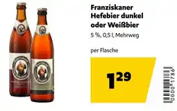 Eurogast Grissemann Franziskaner Hefebier dunkel oder Weißbier Angebot