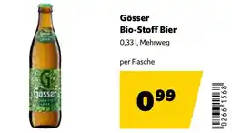 Eurogast Grissemann Gösser Bio-Stoff Bier Angebot