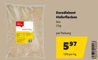 Eurogast Grissemann Eurodiskont Haferflocken Angebot