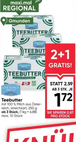 Maximarkt Teebutter Angebot