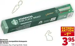 Billa Starbucks Nespresso-kompatible Alukapseln Angebot