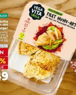 Billa Vegavita Filet Huhn-Art od. Burger Angebot