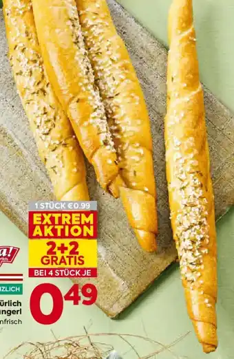 Billa Ja! natürlich bio-salzstangerl Angebot