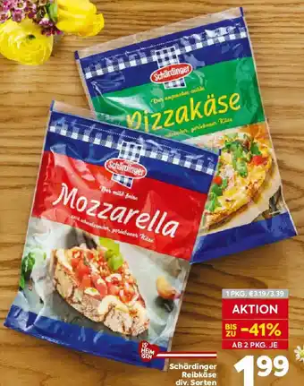 Billa Schärdinger Reibkäse Angebot