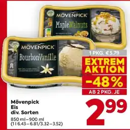 Billa Mövenpick Eis Angebot