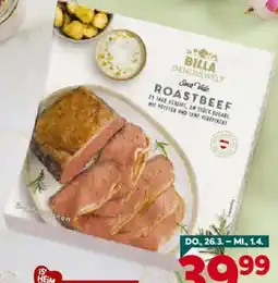 Billa Billa Genusswelt Roastbeef Sous-Vide Angebot