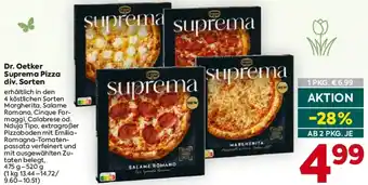 Billa Dr. Oetker Suprema Pizza Angebot