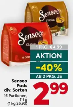 Billa Senseo Pads Angebot