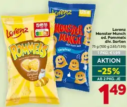 Billa Lorenz Monster Munch od. Pommels Angebot