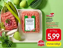 Spar S-budget faschiertes gemischt Angebot