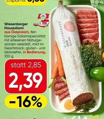 Spar Wiesenberger haussalami Angebot