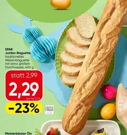 Spar Spar jumbo baguette Angebot