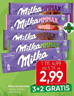 Spar Milka schokolade Angebot